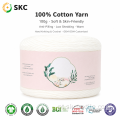 Fio misturado de algodão 100g, alta qualidade, antiestático, amigável à pele, anti pilling, tricô manual, crochê, tingido a quente, anel personalizado OEM ODM